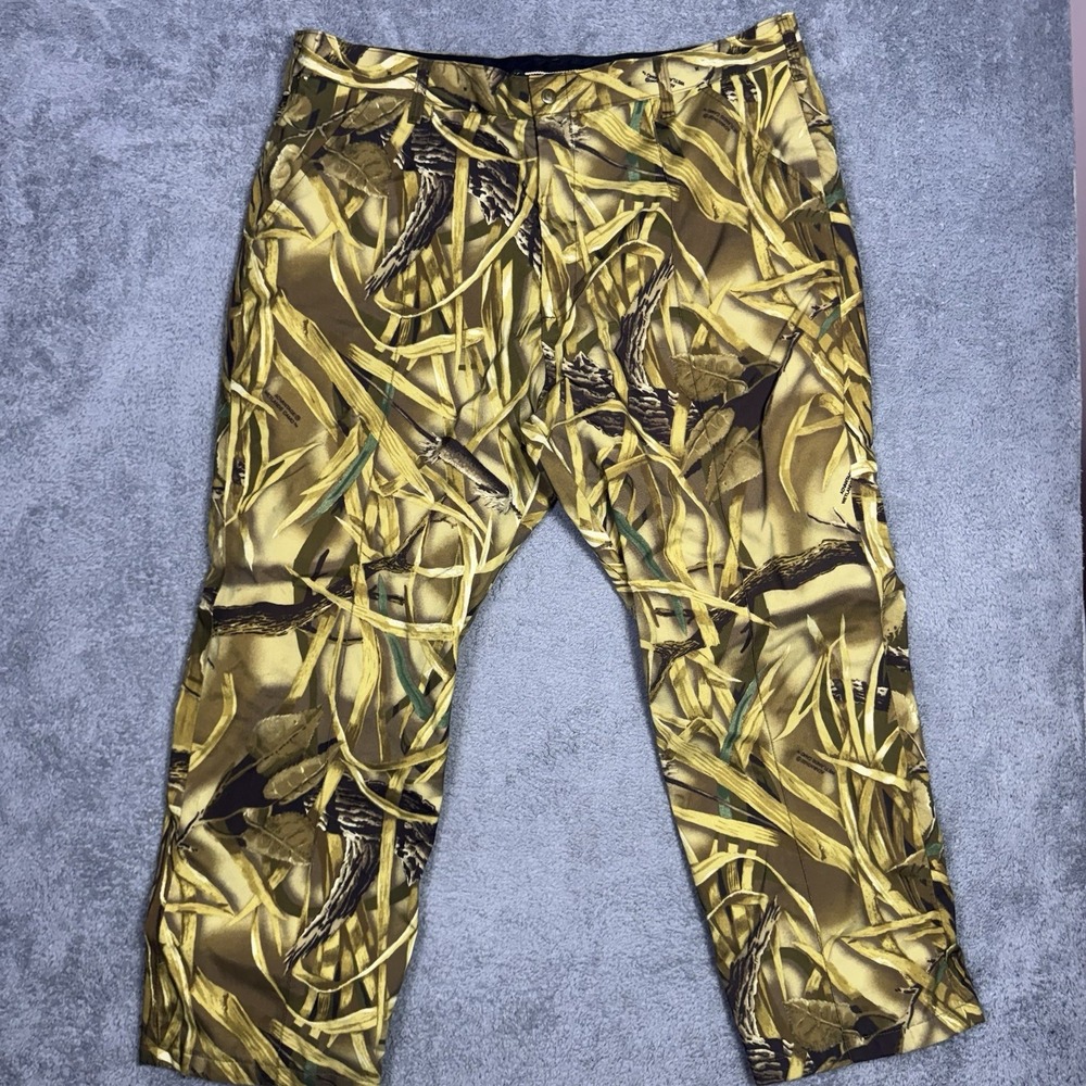 Cabela's Goretex Pants Men's 42R Wetlands Advantage Camo USA Trouser Hunting VTG